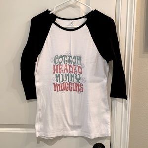 Bella Canvas Cotton Headed Ninny Muggins Baseball T-shirt